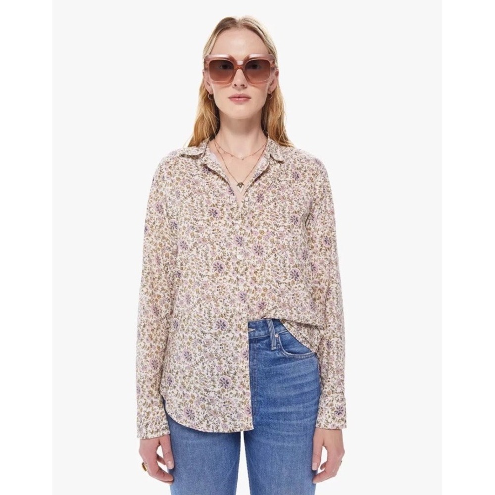 Xirena‎ Beau Ivy Vines Boho Floral Top Shirt Size XS